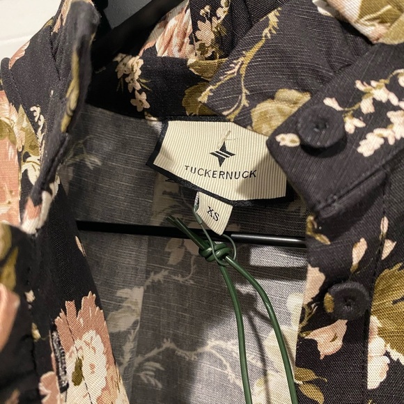 Tuckernuck Midnight Garden Floral Tate Dress Women’s Size XS NWT - Picture 4 of 6